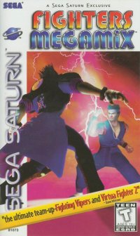 Fighters MegaMix Sega Saturn  box art